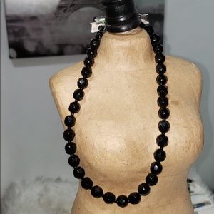 MIXIT jet collection Black Beaded Adjustable necklace